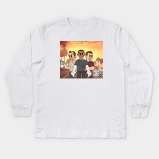 GTA v Kids Long Sleeve T-Shirt